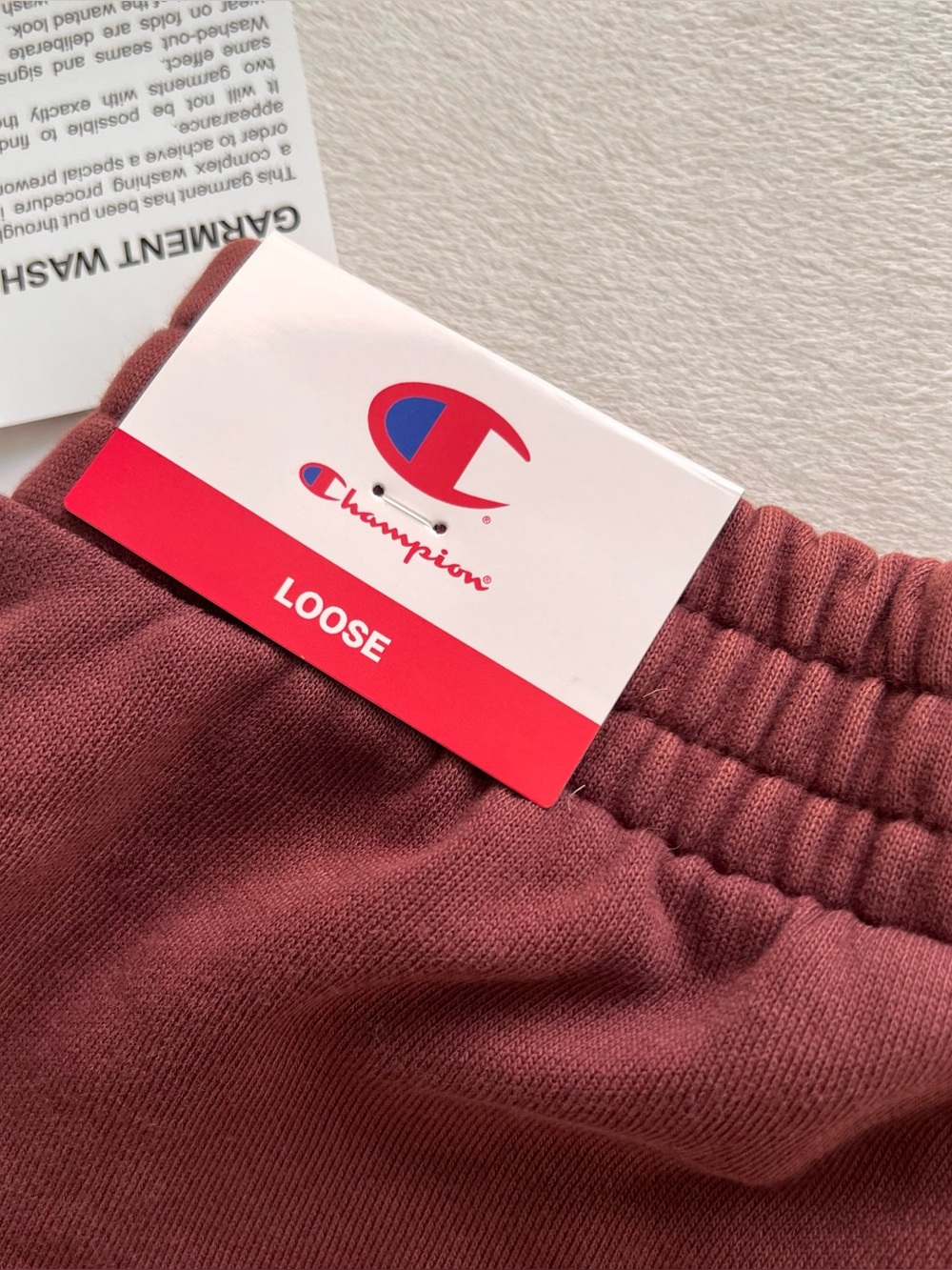 NWT Champion clay red cargo sweatpants champion streetwear Y2K Blokecore - Picture 6 of 8